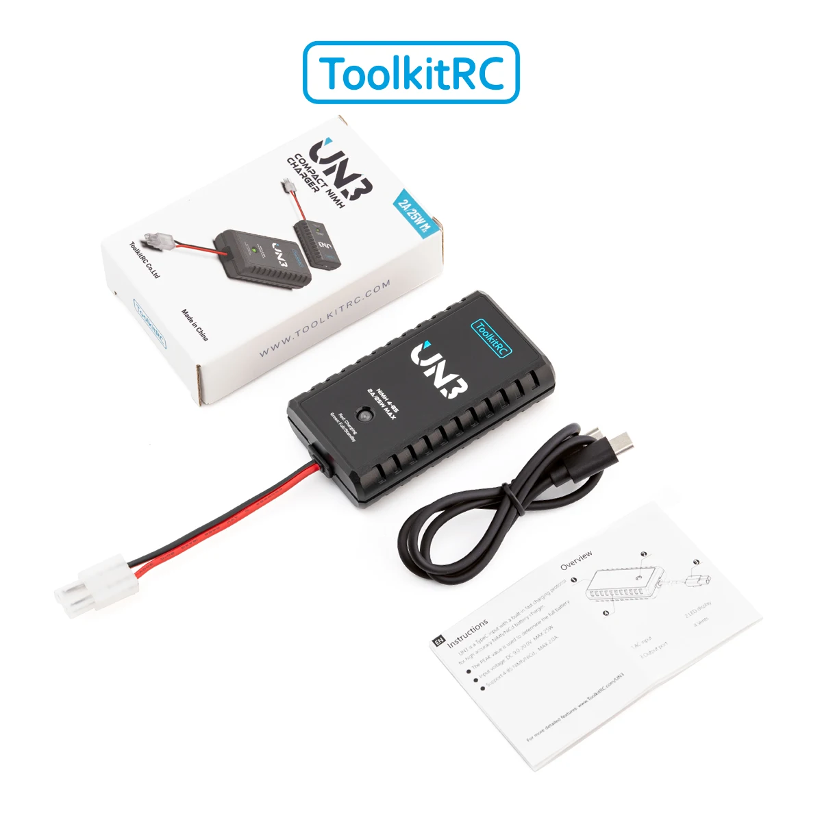 ToolkitRC U3 스마트 밸런스 충전기, 25W, - Drone Battery Smart 리뷰 및 가격