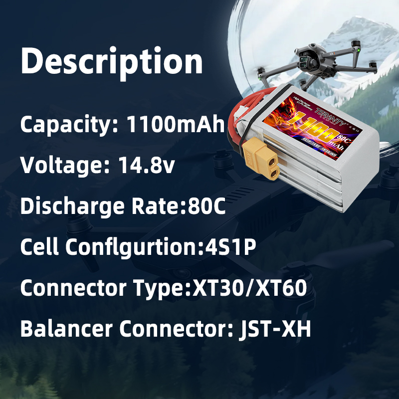 TERANTY 4S 1100mAh 80C/160C RC - Drone Battery Lipo 리뷰 및 가격
