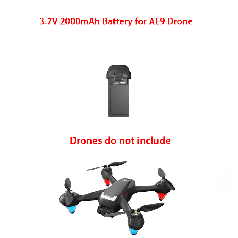 AE9 드론 쿼드콥터용 정품 3.7V 2000mAh 배 - Drone Battery Li-Ion 리뷰 및 가격